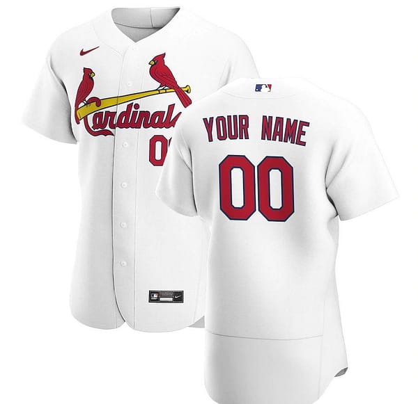 Men's White 2020 Home Authentic Custom Team Jersey