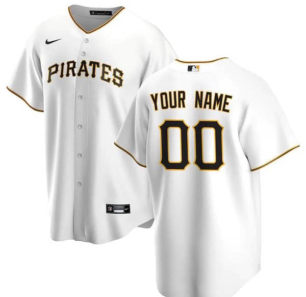 Men's White Home 2020 Custom Team Jersey