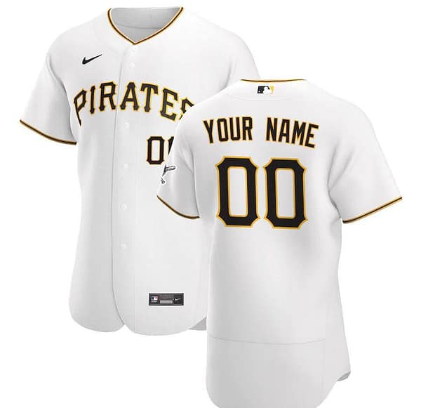 Men's White 2020 Home Authentic Custom Team Jersey