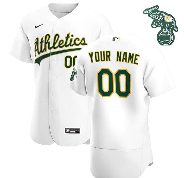 Men's White 2020 Home Authentic Custom Team Jersey