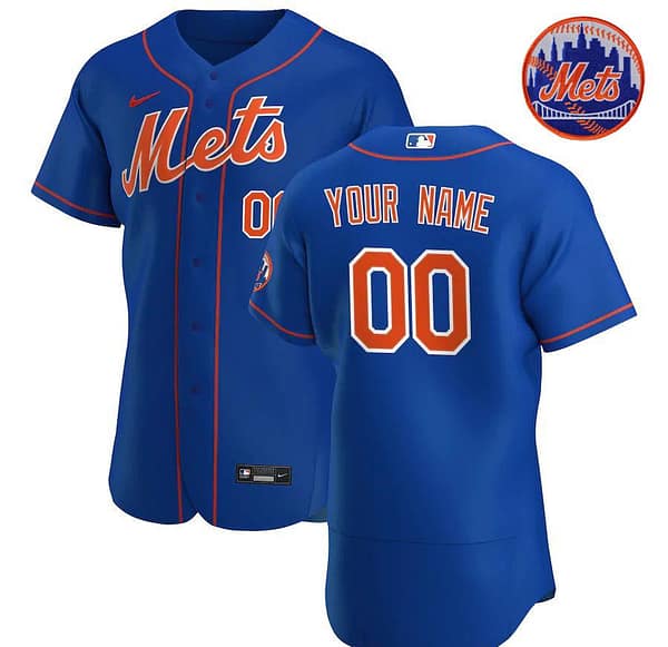 Men's Royal 2020 Alternate Authentic Custom Team Jersey
