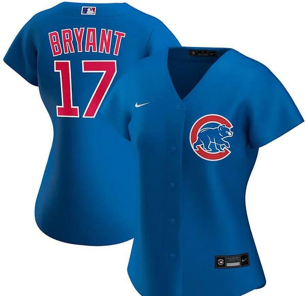 Women's Kris Bryant Royal Alternate 2020 Player Team Jersey