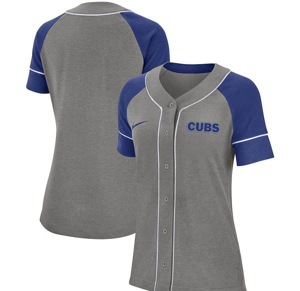 Women's Gray Classic Baseball Team Jersey