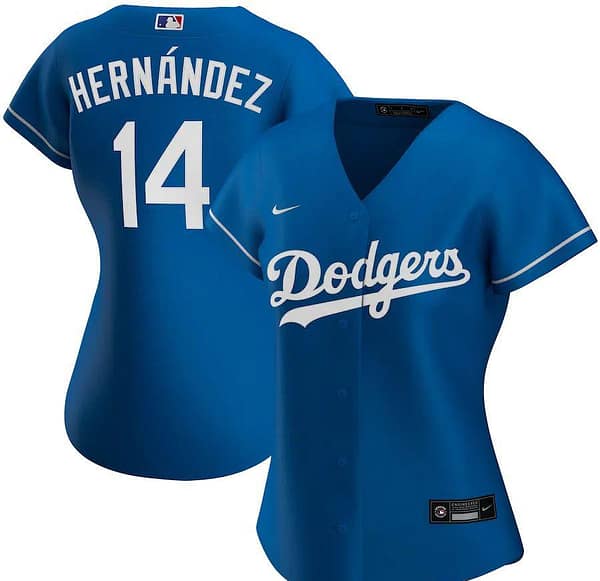 Women's Enrique Hernandez Royal Alternate 2020 Player Team Jersey