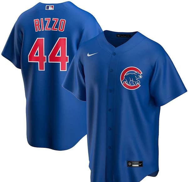 Youth Anthony Rizzo Royal Alternate 2020 Player Team Jersey