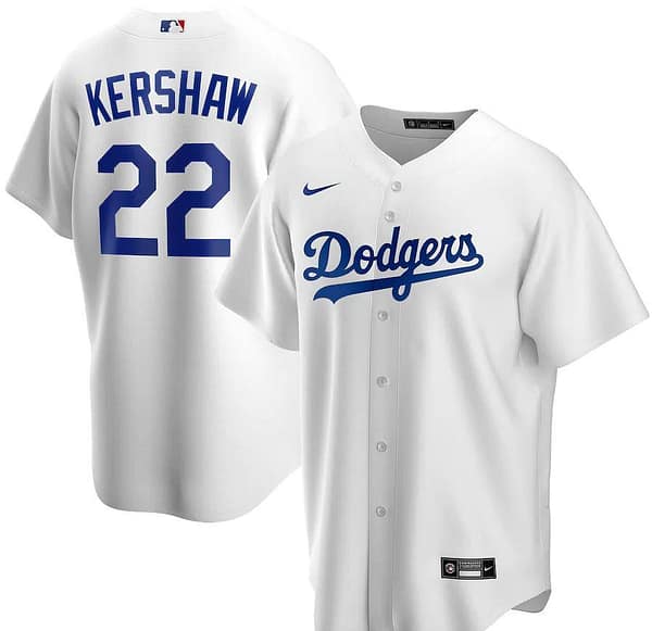 Youth Clayton Kershaw White Home 2020 Player Team Jersey