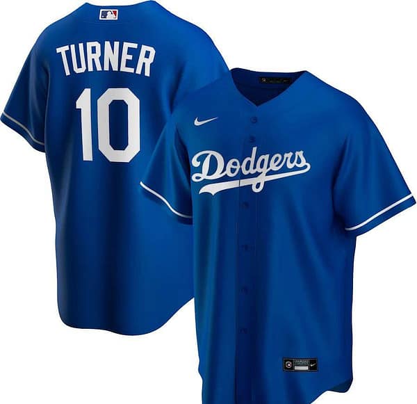 Youth Justin Turner Royal Alternate 2020 Player Team Jersey