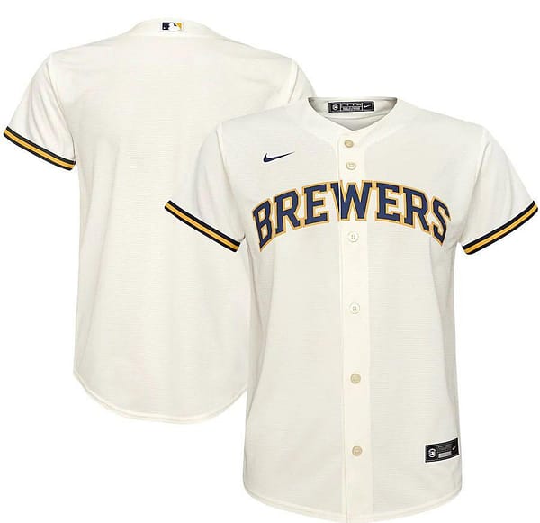 Youth Cream Home 2020 Team Jersey