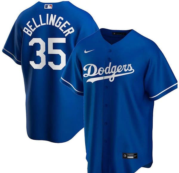 Men's Cody Bellinger Royal Alternate 2020 Player Team Jersey