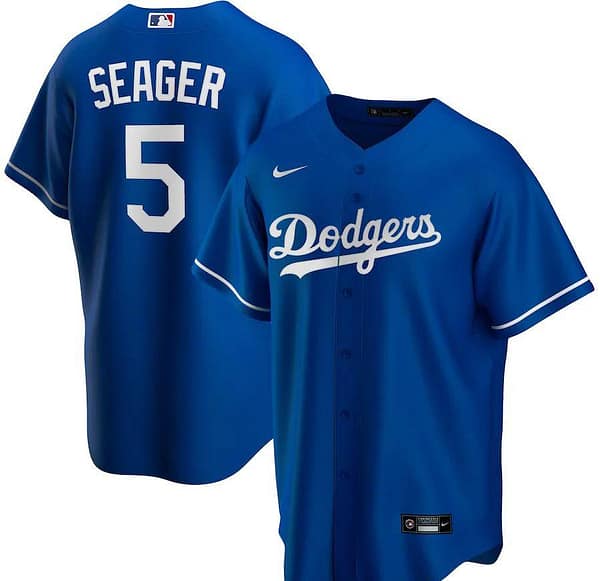 Men's Corey Seager Royal Alternate 2020 Player Team Jersey