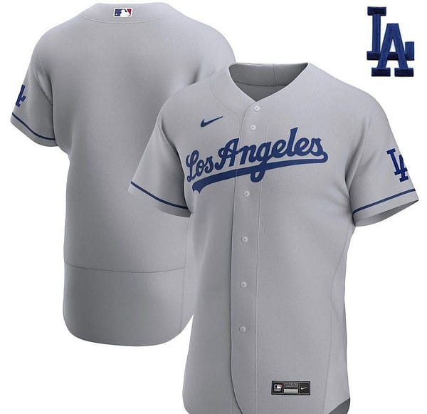 Men's Gray Road 2020 Authentic Team Jersey