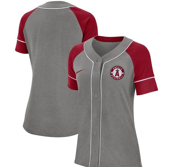 Women's Gray Classic Baseball Team Jersey