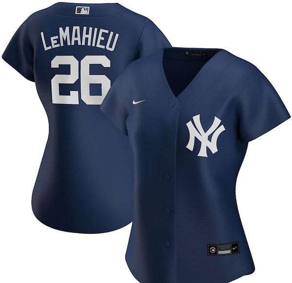 Women's DJ LeMahieu Navy Alternate 2020 Player Team Jersey