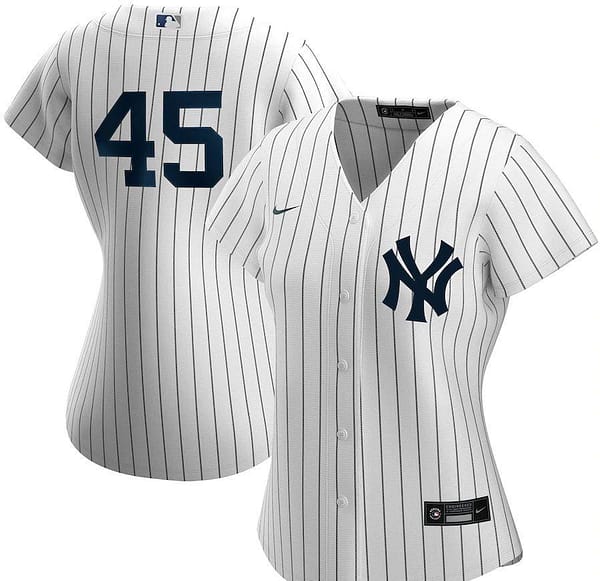 Women's Gerrit Cole White Home 2020 Player Team Jersey