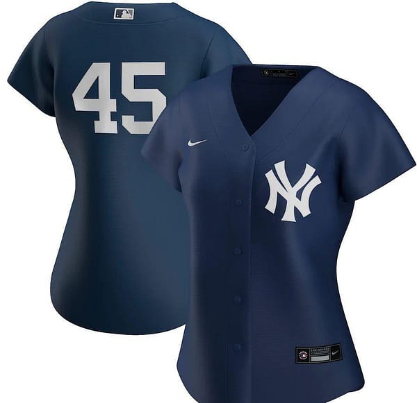 Women's Gerrit Cole Navy Alternate 2020 Player Team Jersey