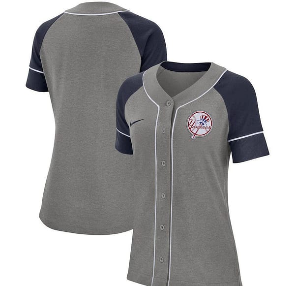 Women's Gray Classic Baseball Team Jersey