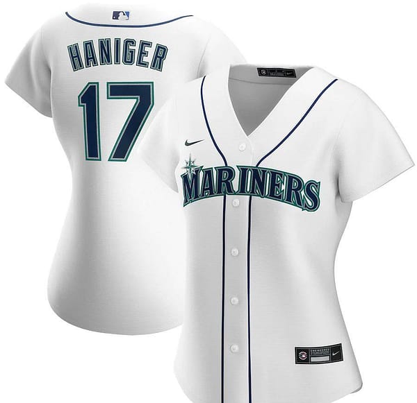 Women's Mitch Haniger White Home 2020 Player Team Jersey