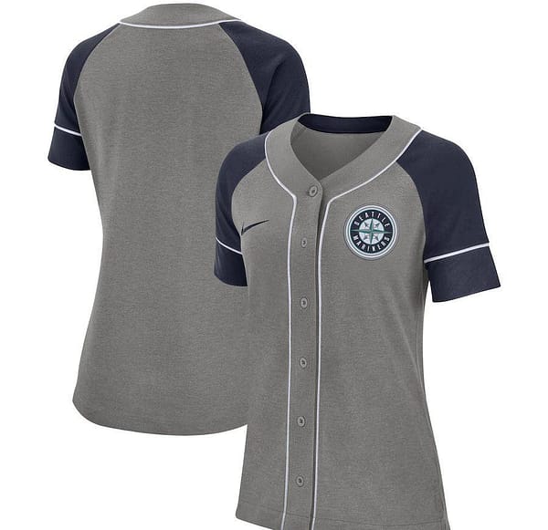 Women's Gray Classic Baseball Team Jersey