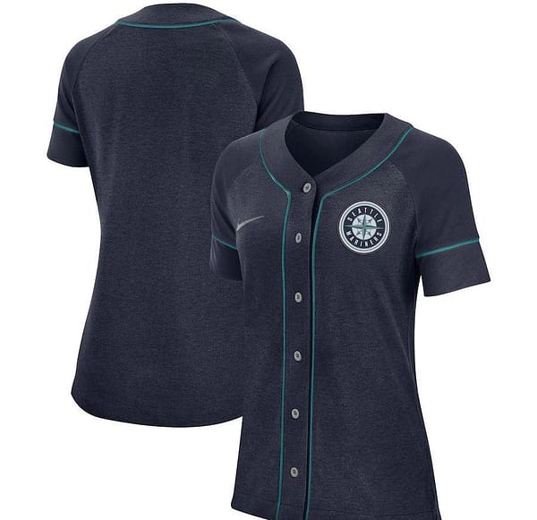 Women's Navy Classic Baseball Team Jersey