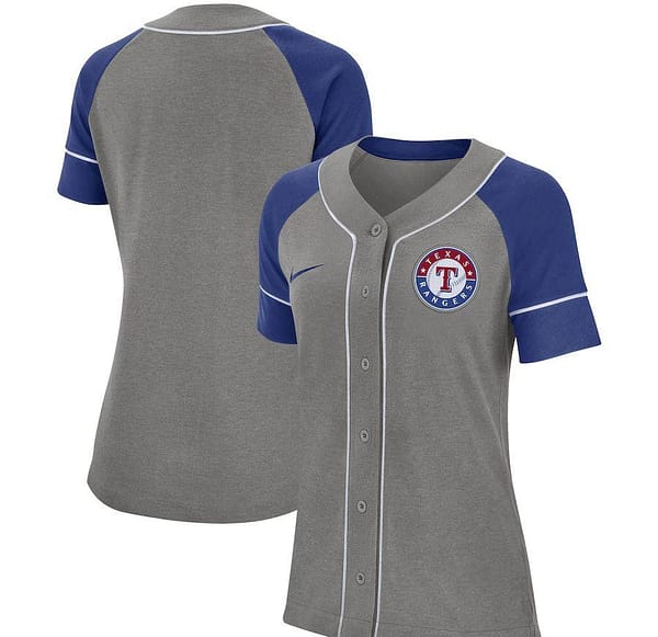 Women's Gray Classic Baseball Team Jersey