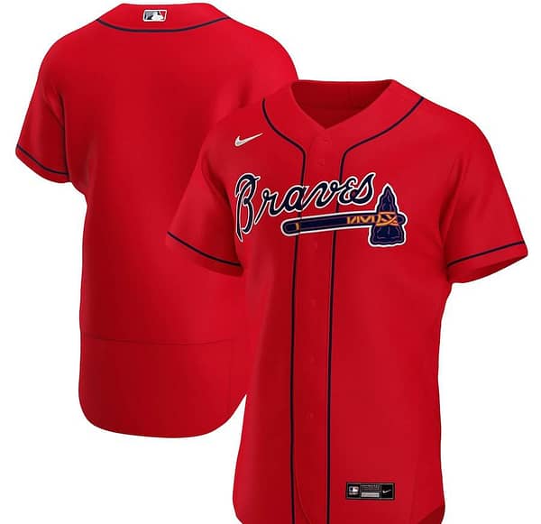 Men's Red Alternate 2020 Authentic Team Jersey
