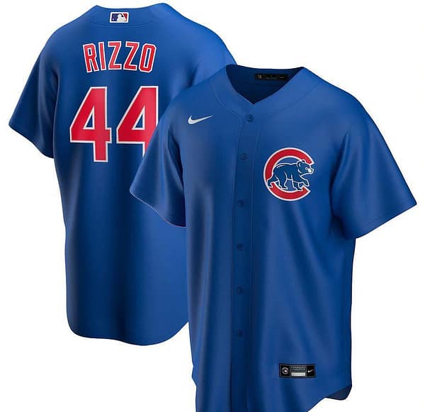 Men's Anthony Rizzo Royal Alternate 2020 Player Team Jersey