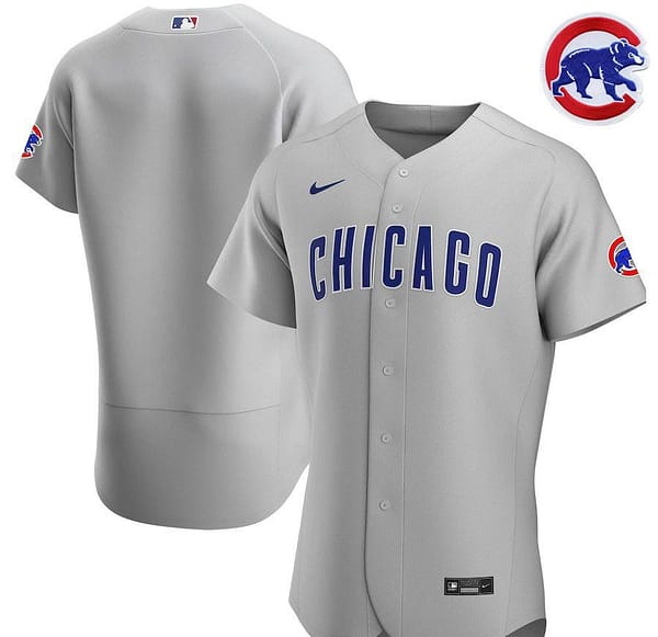 Men's Gray Road 2020 Authentic Team Jersey