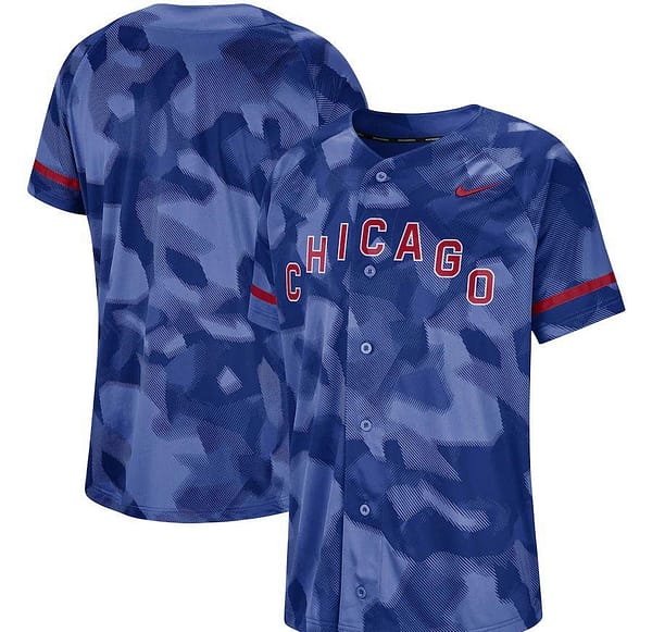 Men's Royal Camo Team Jersey