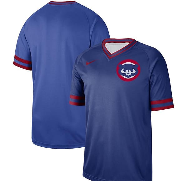 Men's Royal Cooperstown Collection Legend V-Neck Team Jersey