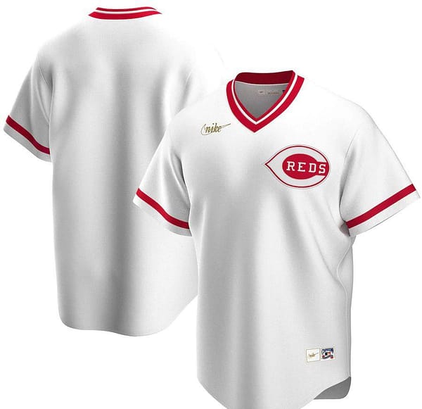 Men's White Home Cooperstown Collection Team Jersey