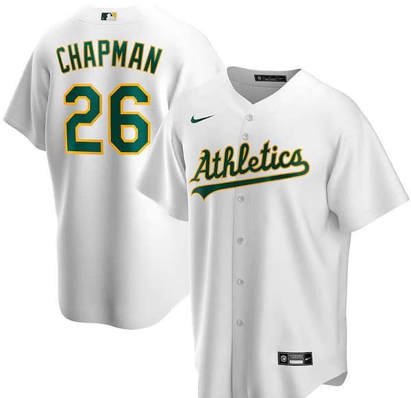 Youth Matt Chapman White Home 2020 Player Team Jersey