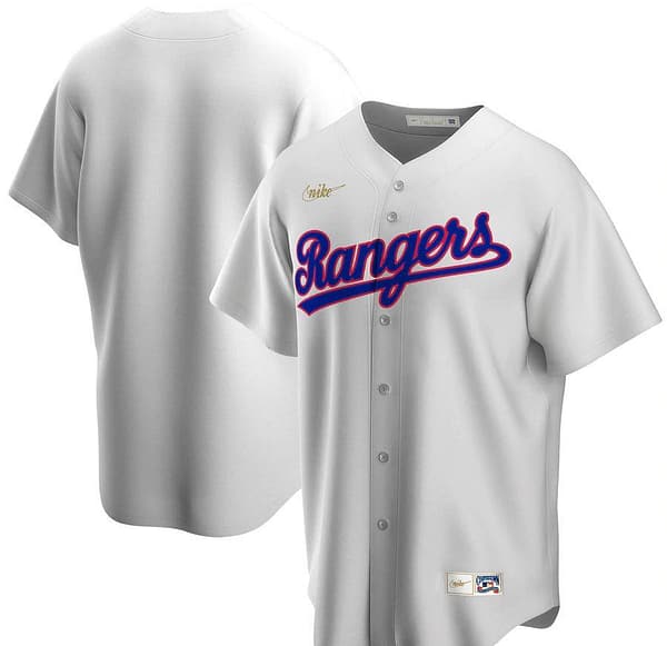 Youth White Home Cooperstown Collection Team Jersey