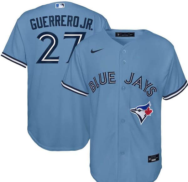 Youth Vladimir Guerrero Jr. Powder Blue Alternate 2020 Player Team Jersey
