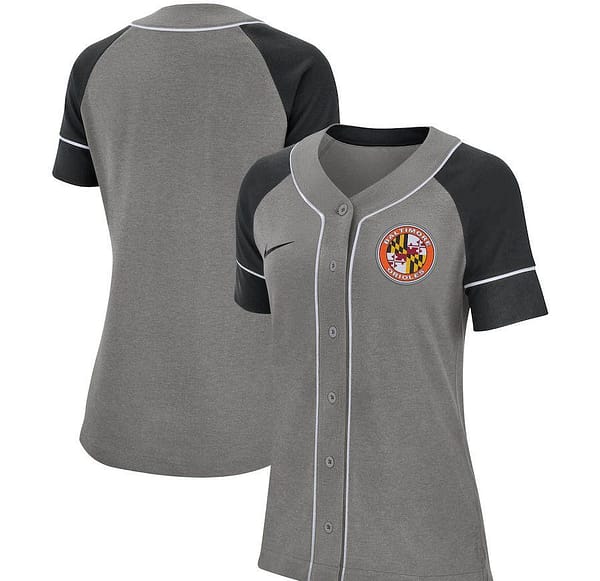 Women's Gray Classic Baseball Team Jersey