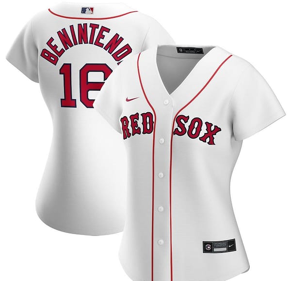 Women's Andrew Benintendi White Home 2020 Player Team Jersey