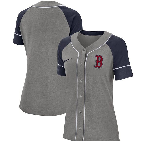 Women's Gray Classic Baseball Team Jersey