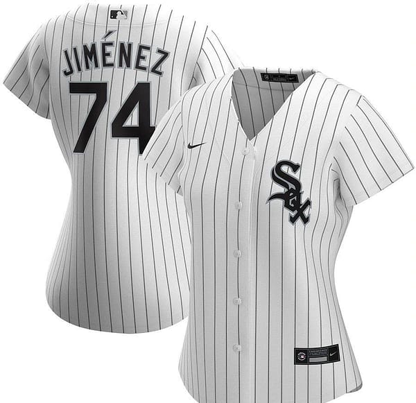 Women's Eloy Jimenez White Home 2020 Player Team Jersey