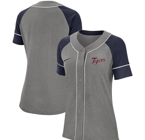 Women's Gray Classic Baseball Team Jersey