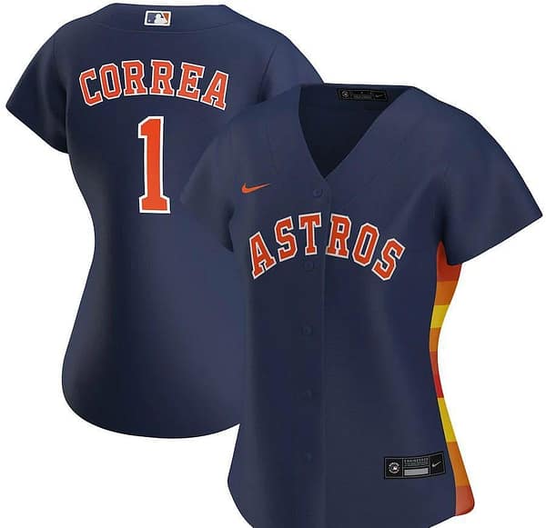 Women's Carlos Correa Navy Alternate 2020 Player Team Jersey