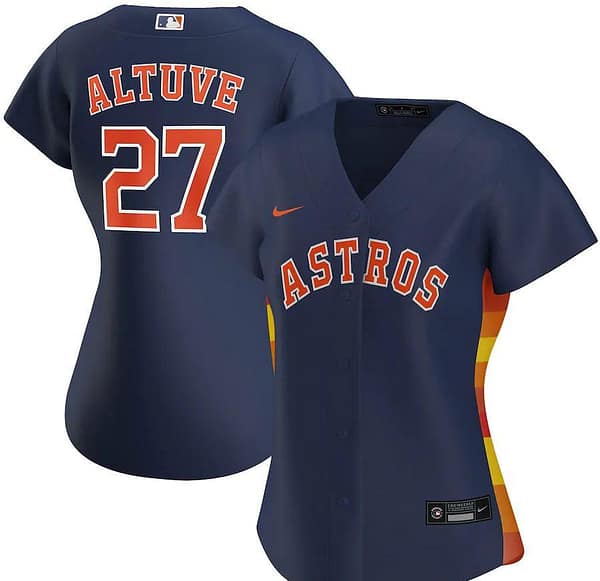 Women's Jose Altuve Navy Alternate 2020 Player Team Jersey