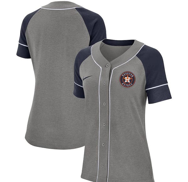 Women's Gray Classic Baseball Team Jersey