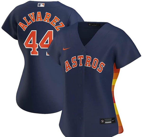 Women's Yordan Alvarez Navy Alternate 2020 Player Team Jersey
