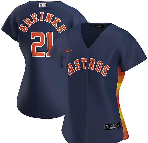 Women's Zack Greinke Navy Alternate 2020 Player Team Jersey
