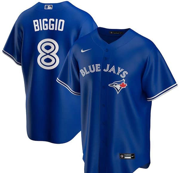 Men's Cavan Biggio Royal Home 2020 Player Team Jersey