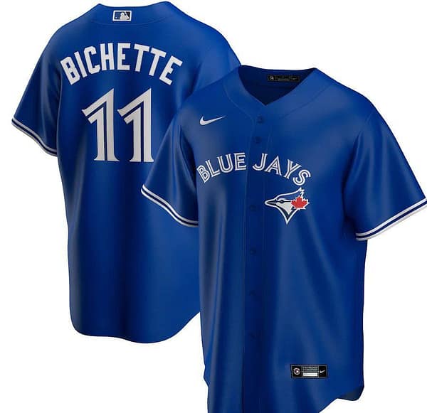 Men's Bo Bichette Royal Alternate 2020 Player Team Jersey