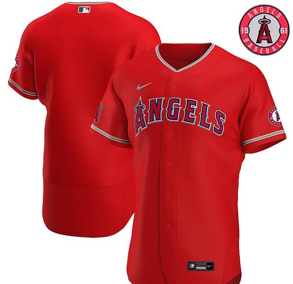 Men's Red Alternate 2020 Authentic Team Jersey