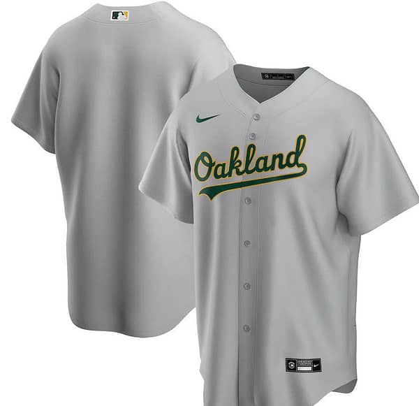Men's Gray Road 2020 Team Jersey