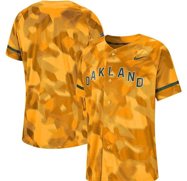 Men's Gold Camo Team Jersey