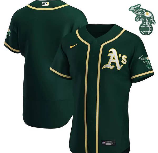 Men's Green Alternate 2020 Authentic Team Jersey