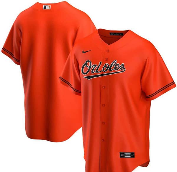 Men's Orange Alternate 2020 Team Jersey